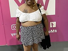 Curvy model Tiara Danielle Cox from Detroit, MI revealed in explicit photos