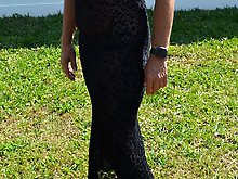 Beautiful sunset scenery by the shore of a salt lake, featuring a blue shawl