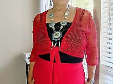 Mature milf with shaved pussy