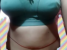 My Indian spouse models new undergarments and lingerie in photos