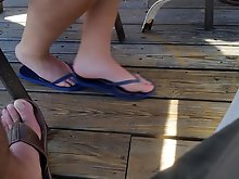 My girls feet in various scenarios and sandals