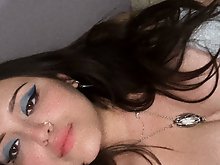 Spicy older businesswomen are posing seminaked at home