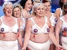 White Bras on Mature women